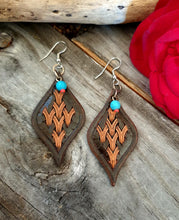 Load image into Gallery viewer, 000193 Leather Earrings

