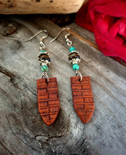 Load image into Gallery viewer, 000235 Leather Earrings
