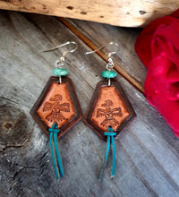 Load image into Gallery viewer, 000191 Leather Earrings
