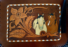 Load image into Gallery viewer, Western Style Hand Carved Fringed Clutch - The Buckskin and The Bay
