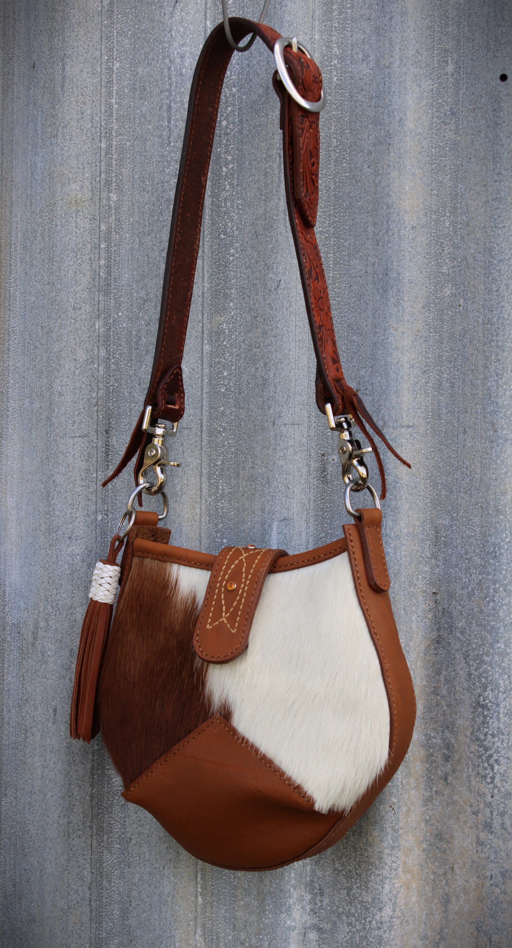 Western Style Horse Inlay Hidden Tote store Wallet Cowgirl Tote Shoulder Bag