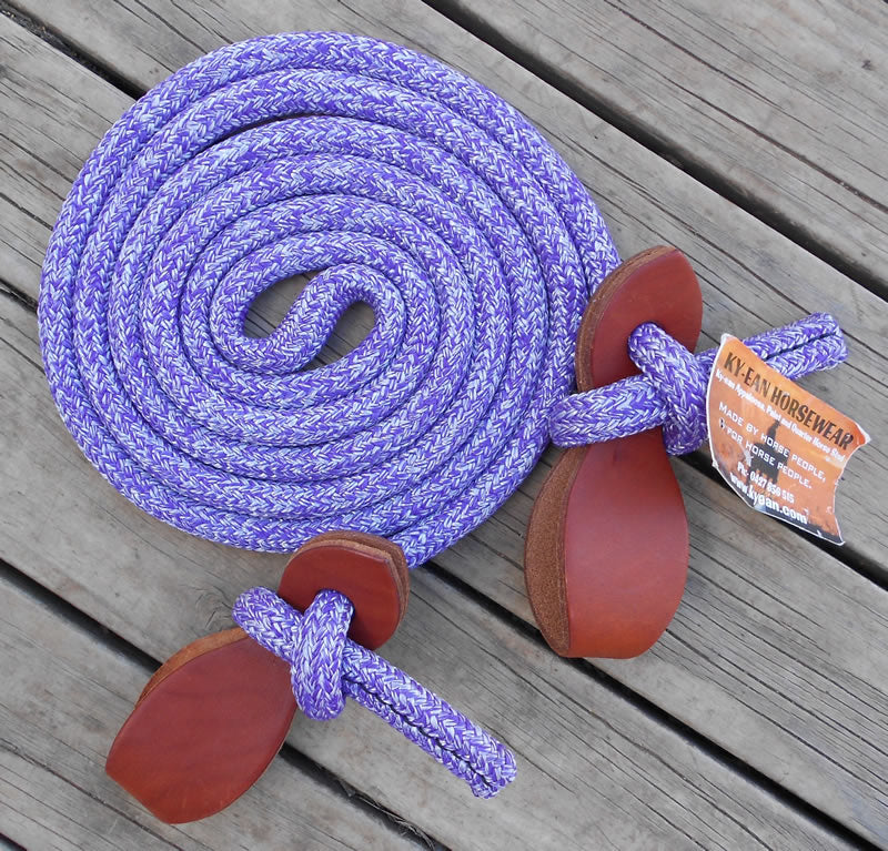 9 FT STOCKMENS REINS with HEAVY DUTY SLOBBER STRAPS