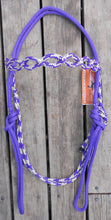 Load image into Gallery viewer, FANCY WOVEN BROWBAND SPLICED BRIDLE HEAD
