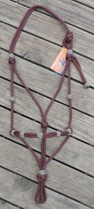 ROPE HALTER With DECORATIVE KNOTS - X LARGE/DRAUGHT