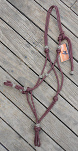 ROPE HALTER With DECORATIVE KNOTS - X LARGE/DRAUGHT