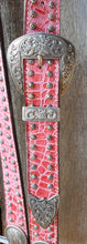 Load image into Gallery viewer, PINK BELT STYLE HEADSTALL
