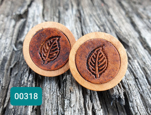 GENUINE COWGIRL CANDY LEATHER and WOOD STUDS - 20mm COLLECTION
