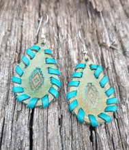 Load image into Gallery viewer, 000240 Leather Earrings
