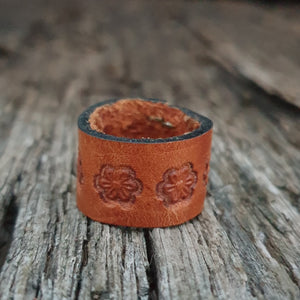 GENUINE LEATHER RING- 000206R