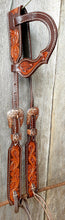 Load image into Gallery viewer, CARVED SHAPED EAR PEICE ONE EARRED HEADSTALL
