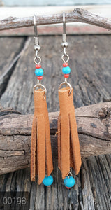 000198 Leather Earrings