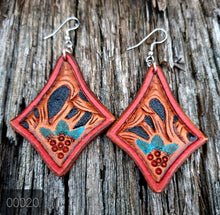 Load image into Gallery viewer, 000020 Leather Earrings
