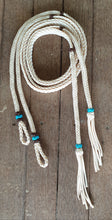 Load image into Gallery viewer, BRAIDED SPLIT REINS WITH DECORATIVE KNOTS and TASSELS
