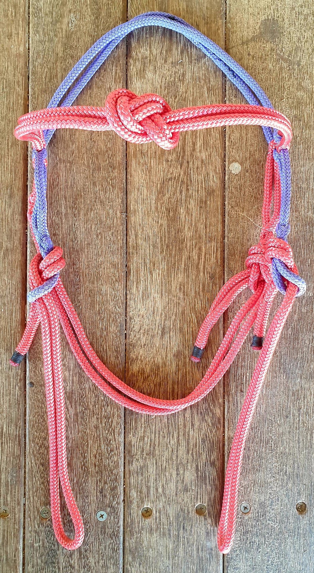 SPLICED HEADSTALL with CENTRE KNOT BROWBAND
