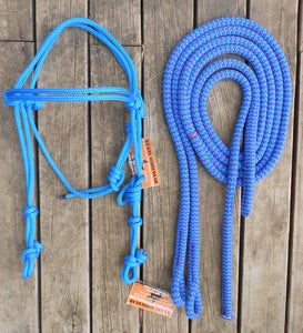 KNOTTED BRIDLE and 6 FT SPLIT REINS